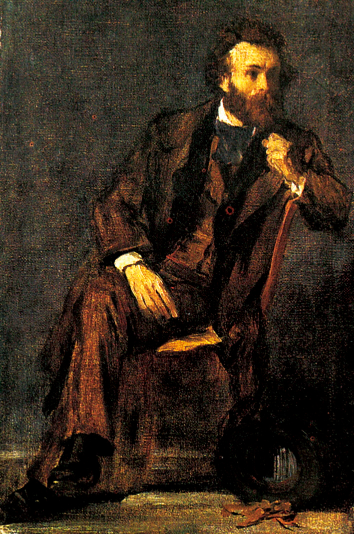  埃德加·德加 Edgar Degas—— 古斯塔夫 莫罗肖像